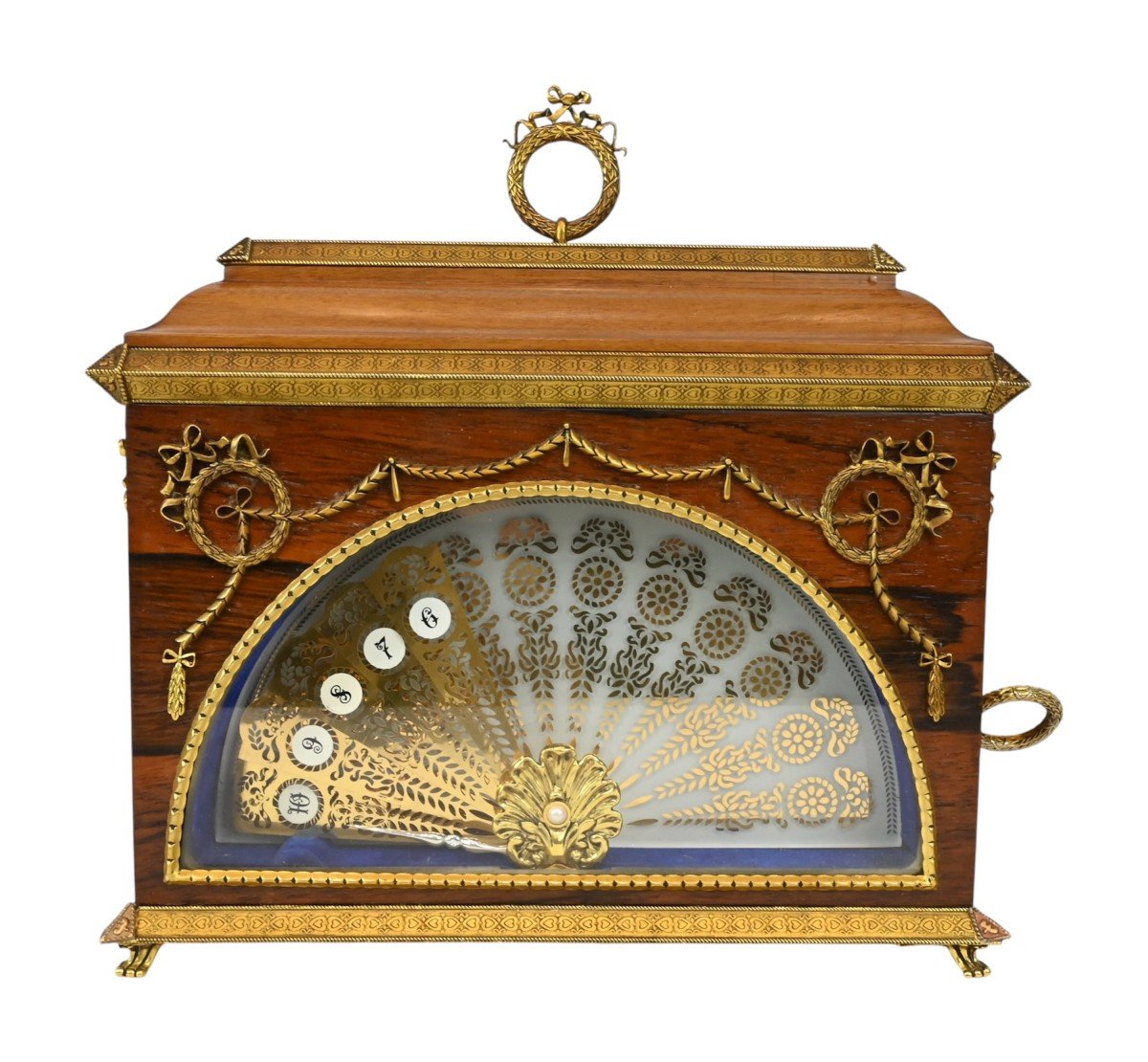 La Maison d'Igor Carl Fabergé - Horloge Impériale à Eventail - Suisse 20ème Siècle